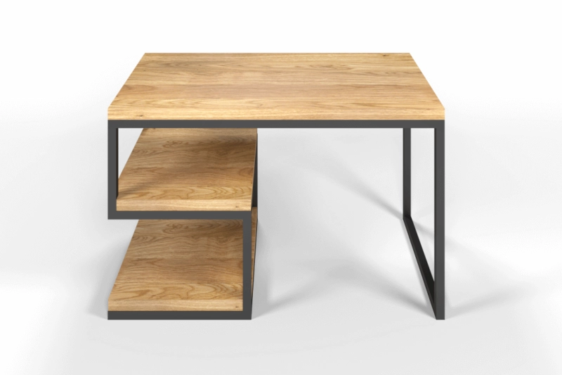 biurko loft z półkami