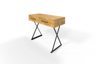 konsola loft dębowa