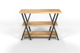 konsola loft dębowa