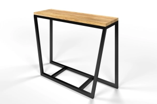 konsola loft dębowa