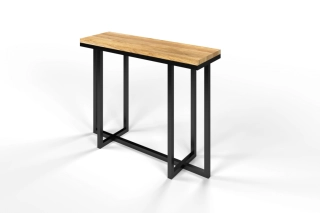 konsola loft dębowa