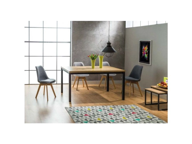 stół loft z krzesłami