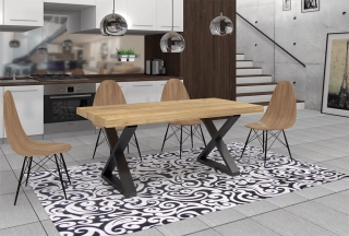 stół loft dębowy